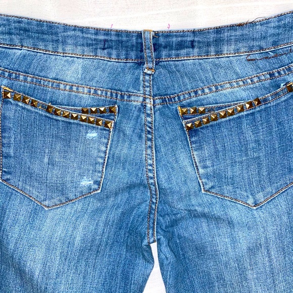 Tattered Dollhouse Denim Jeans - Picture 2 of 4